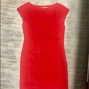 NICOLE MILLER RED MINI DRESS SIZE 8